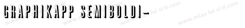 GraphikApp SemiboldI字体转换
